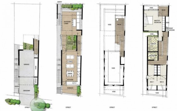 multi level floor plans