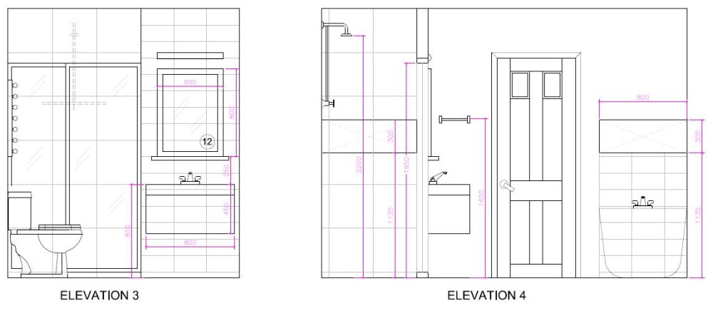 bathroom elevation house plans uk - Bischell Construction Ltd